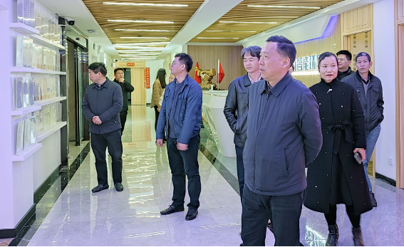 市人大財經(jīng)委主任委員、常委會預(yù)算工委主任湯建堯一行蒞臨九九智能環(huán)保調(diào)研指導(dǎo)