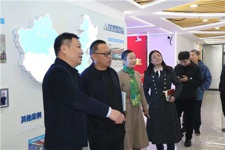 湖南湘江新區(qū)黨工委委員、管委會副主任王先民一行蒞臨九九考察調(diào)研